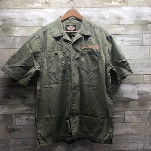 Harley Davidson Motorcycles Short Sleeve Button Up